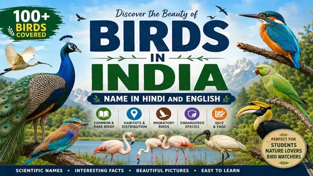 100+ Birds in India Name in Hindi and English with Pictures