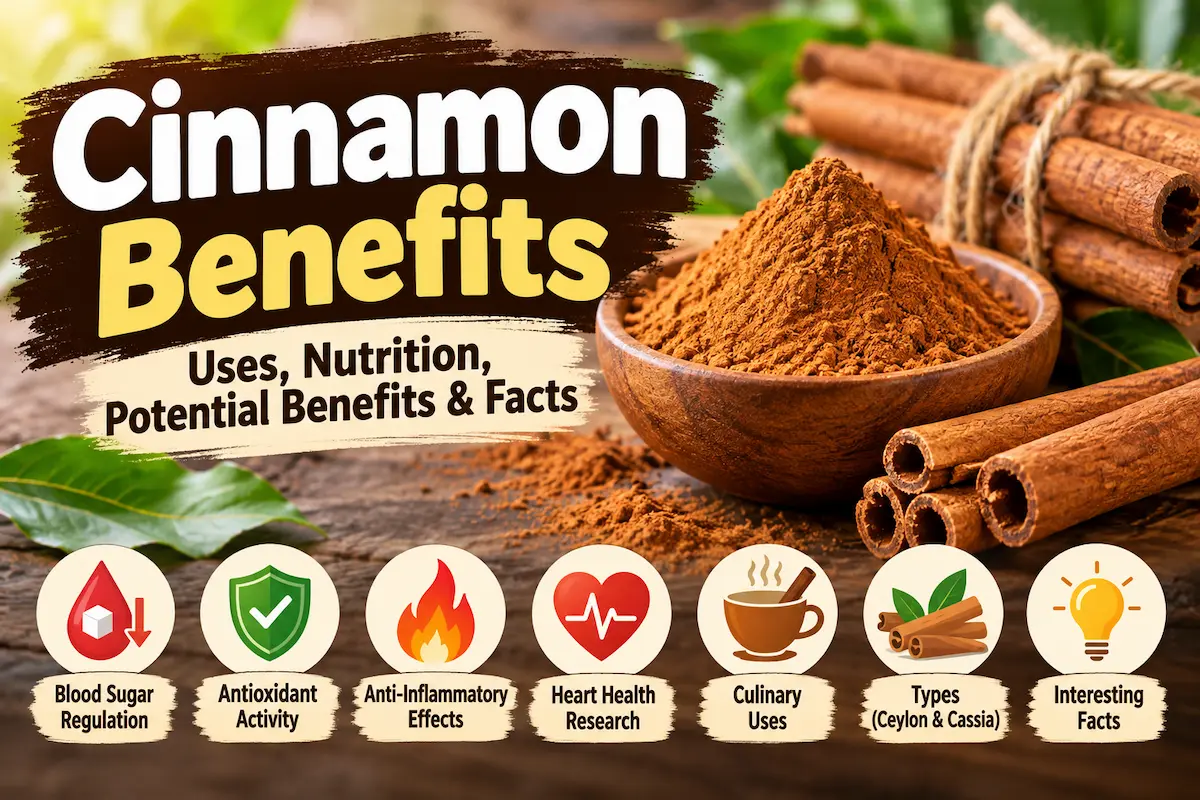 Cinnamon benefits, uses, nutrition, types, and interesting facts