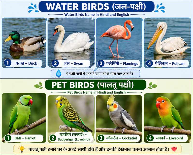 water-birds-name-with-images-Hindi-English